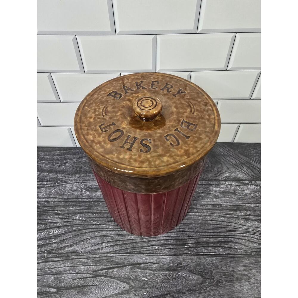 Big Sky Carvers Shotgun Shell Cookie Jar Big Shot Bakery Bass Pro Shop - MINT